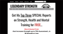 Desktop Screenshot of legendarystrength.com